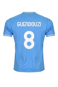 Lazio Matteo Guendouzi #8 Jalkapallovaatteet Kotipaita 2023-24 Lyhythihainen